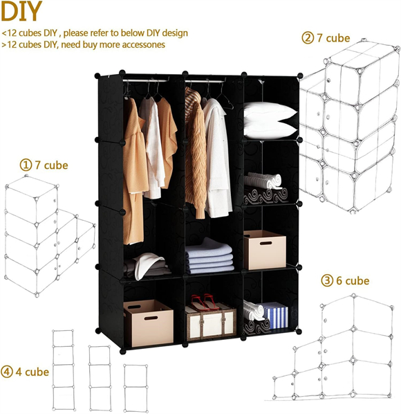 plastic wardrobe